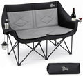 Oversized Double Camping Chair 2 Person Folding Loveseat by CAMPINGEQUIPMENT