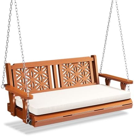 VINGLI 4.5 FT Wooden Porch Swing by VINGLI