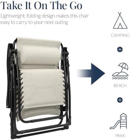 Best Choice Products Oversized Padded Zero Gravity Chair Recliner - Image 5