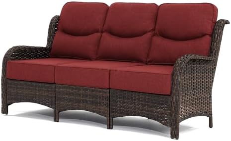 Oversized 3-Seater Outdoor Couch by HILLGA
