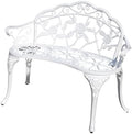 Cast Aluminium Outdoor Bench, Rose Garden Bench by Unknown
