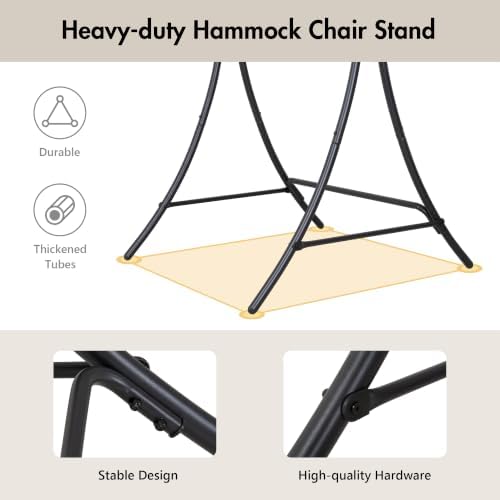 ANOW Outdoor Hanging Hammock Chair - Image 4