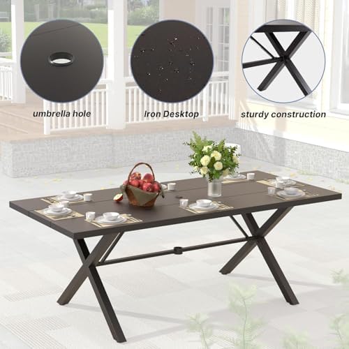 10 PCS Outdoor Patio Dining Set - Image 6
