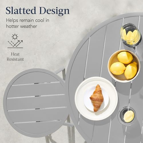 Best Choice Products 3-Piece Patio Dining Set, Bar Height, Outdoor Bistro Set - Image 6