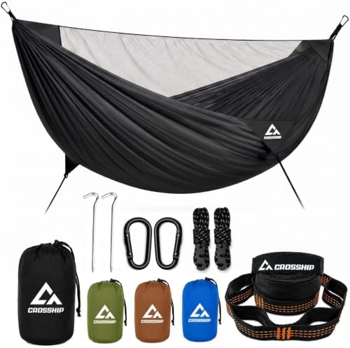 Camping Hammock with Mosquito Net by CROSSHIP