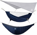 Camping Hammock with Mosquito Net, Underquilt & Rain Fly Tarp by CROSSHIP