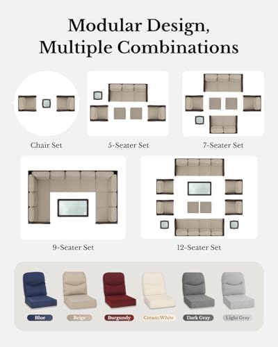 Oversized Loveseat, Outdoor Sofa - Image 6