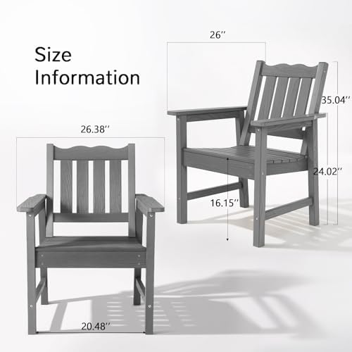 Stoog All-Weather Outdoor & Garden Chair, Patio Dining Chairs - Image 3