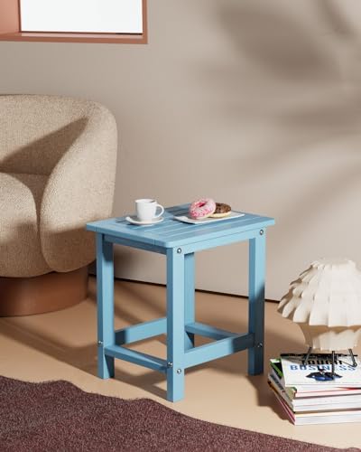YEFU Outdoor Side Table, Weather Resistant HIPS, Maintenance Free - Image 2