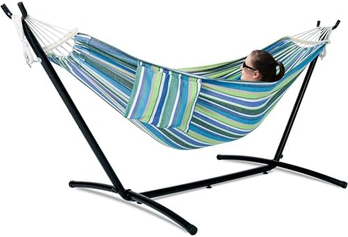 GAFETE Double Hammocks with Stand by GafeteOutdoorLiving