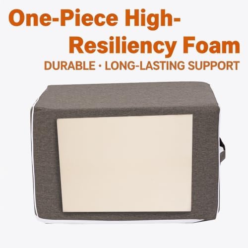 Outdoor Ottomans for Patio Pouf Waterproof Fade-Resistant Ottoman Foot Rest for - Image 6