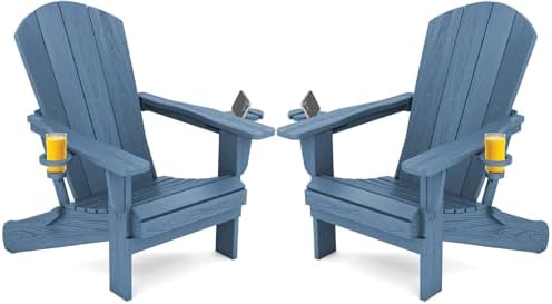SERWALL Outdoor Adirondack Chair Set of 2 by SERWALL
