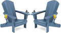 SERWALL Outdoor Adirondack Chair Set of 2 by SERWALL