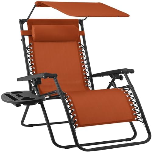 Best Choice Products Oversized Zero Gravity Chair Recliner w/ Canopy by BestChoiceProducts