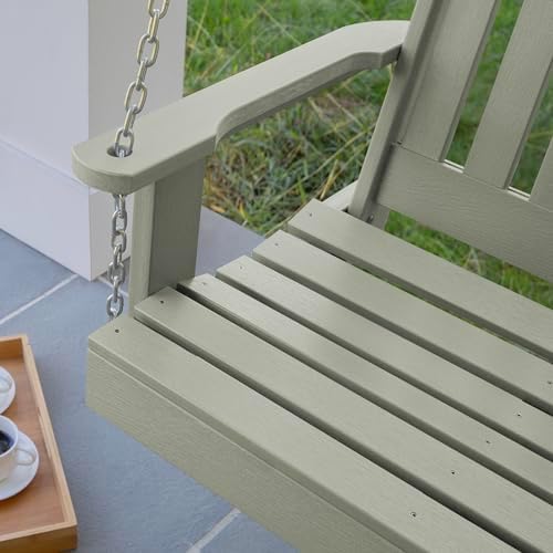 Highwood Lehigh Porch Swing, 4 Feet, Eucalyptus - Image 6