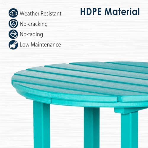 nalone Outdoor Bar Table and Chairs Set, HDPE Bar Table - Image 3