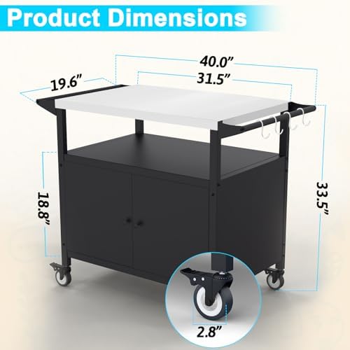COZEER Outdoor Grill Table - Image 4