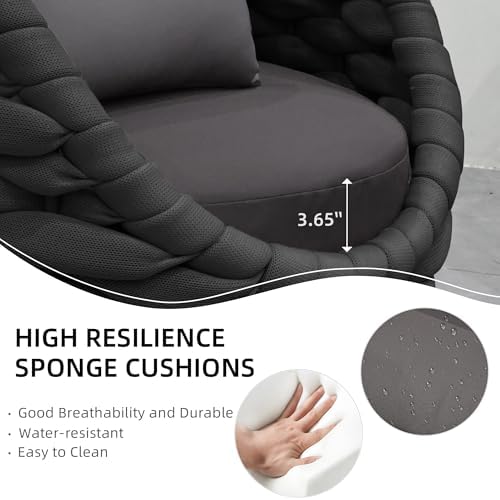 TWT 6-Piece Aluminum Patio Furniture Set - Image 6