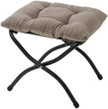15" Folding Ottoman, Foldable Footrest Stool, Portable Small Foot Stool by MordchilHF