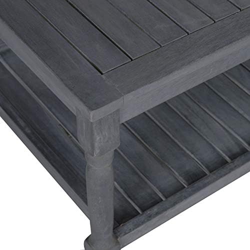 SAFAVIEH Outdoor Oakley Wood Coffee Table - Image 6