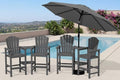 Tall Adirondack Chair Set of 4 by KINGYES