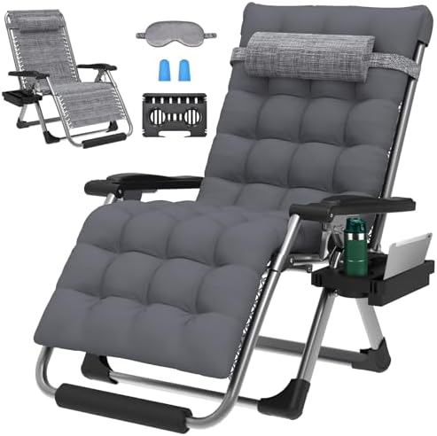 29In XL Zero Gravity Chair, 440LBS by ZENPETIO