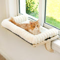 Cloud-Soft Cat Window Sill Perch, Zipper Design Cushion Pet Bed by Valigogo