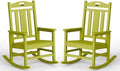 Oversized Outdoor Rocking Chairs Set of 2, 380lbs Heavy-Duty Large Patio Rocker by CIOKEA