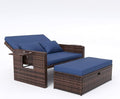 Amopatio Wicker Outdoor Daybed, Patio Daybed by Amopatio