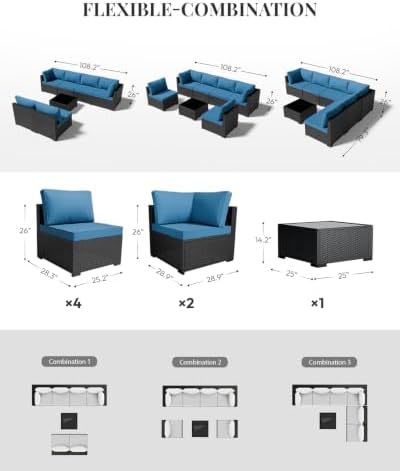 WWR Patio Furniture Set 7 Piece - Image 5