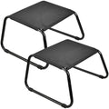 Outdoor Ottomans, Patio Foot Rest Portable Side Table Solid Steel Frame Small by Deugold