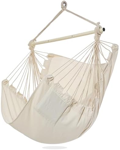 Hammock Chair Hanging Rope Swing by PNAEUT