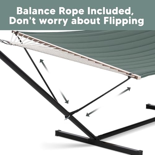 SUNCREAT Standing Hammock with 15 ft Stand, Hammock - Image 4