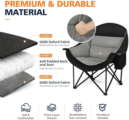 Oversized Camping Chair for Adults - Image 3