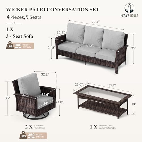4-Piece Patio Furniture Set - Image 6