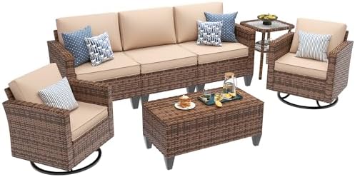 UDPATIO Patio Furniture Set, 5 Pieces Outdoor Conversation Sets - Image 2