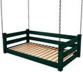 Amish Made Dark Green Twin Bed Hanging Daybed Made in USA by EcommersifyInc