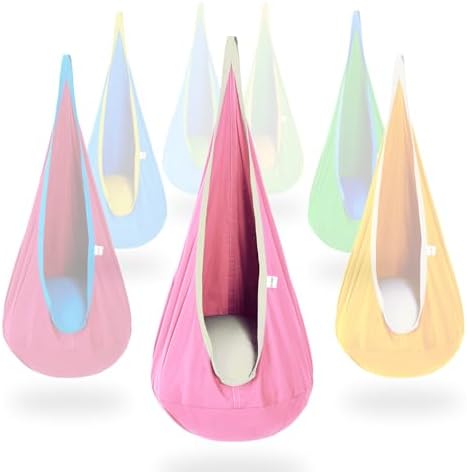 OUTREE Kids Pod Swing Seat, Cotton Sensory Swing by WelcometoOUTREEsworld