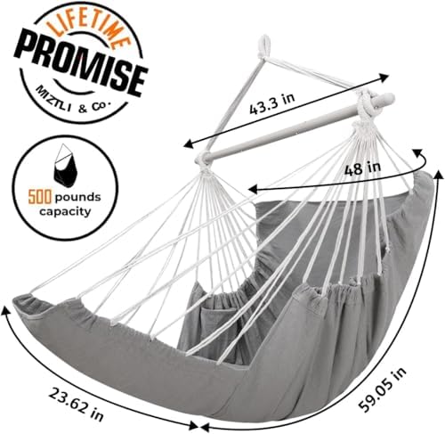 Miztli Hammock Chair Hanging Chair Swing - Image 4