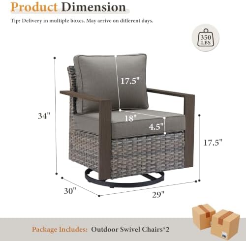 Metal Outdoor Patio Furniture Set of 2 - Image 2