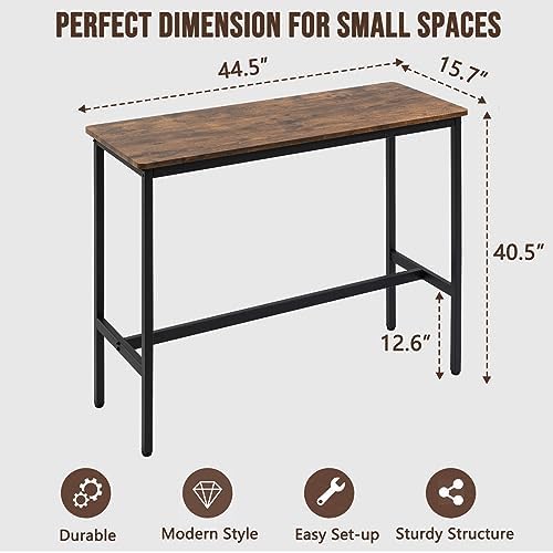 44.5" Bar Table, Pub Table - Image 3