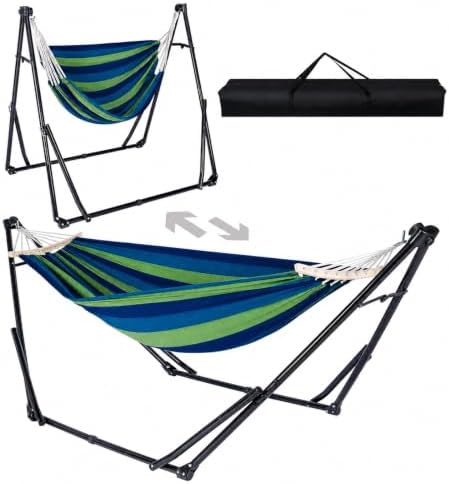 2-in-1 Hammock Chair with Stand, Portable Hammock by Chloraeon
