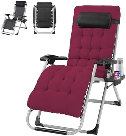 VINGLI Padded Zero Gravity Chair, Lounge Chair by VINGLI