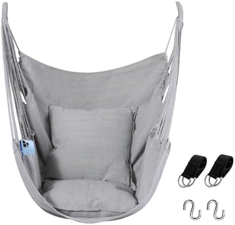 Goutime Hammock Chair Hanging Rope Tree Swing, Pillows NOT Included by Goutime