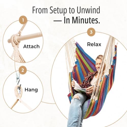Hanging Hammock Chair Swing - Image 4