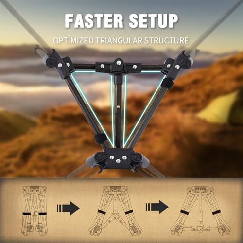 MOON LENCE Portable Camping Chair Backpacking Chair - Image 4