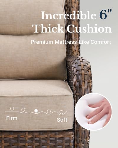 Oversized 3-Seater Outdoor Sofa - Image 5