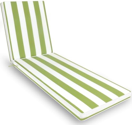 Only choice 2 Pcs Set Outdoor Lounge Chair Cushions Patio Chaise Lounge Chair - Image 3