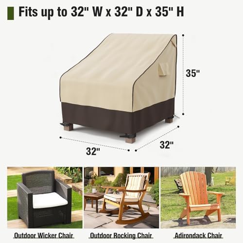 MR. COVER Patio Chair Covers Waterproof, Outdoor Furniture Covers - Image 2