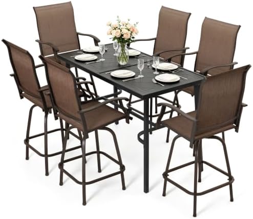 NUU GARDEN Outdoor 7-Piece Bar Set by NUUGARDENCORPORATION